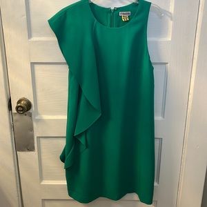 Emerald green cocktail dress